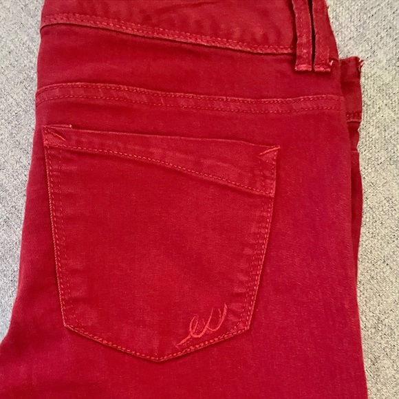 Express red low rise crop - Picture 5 of 9